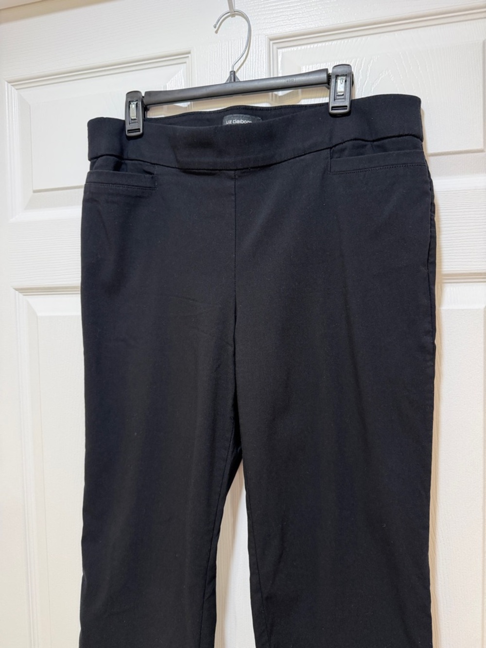 Liz Claiborne Career Black Straight-Leg Dress Pants - Picture 5 of 7